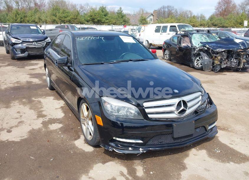 2011 Mercedes-benz C 300 LUXURY 4MATIC/SPORT 4MATIC (VIN WDDGF8BB0BR187349) main photo