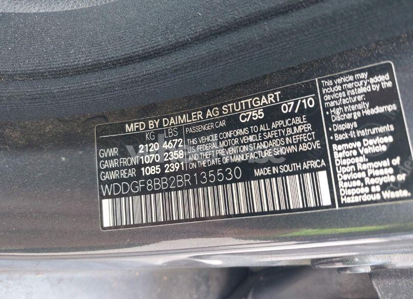 Photo 9 of 2011 Mercedes-benz C 300 LUXURY 4MATIC/SPORT 4MATIC (VIN WDDGF8BB2BR135530)