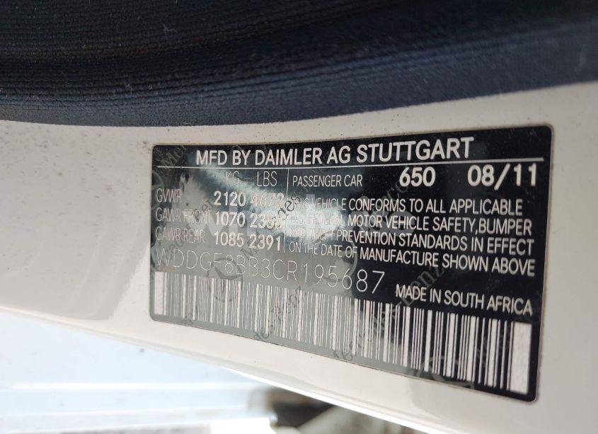 Photo 9 of 2012 Mercedes-benz C 300 LUXURY 4MATIC/SPORT 4MATIC (VIN WDDGF8BB3CR195687)