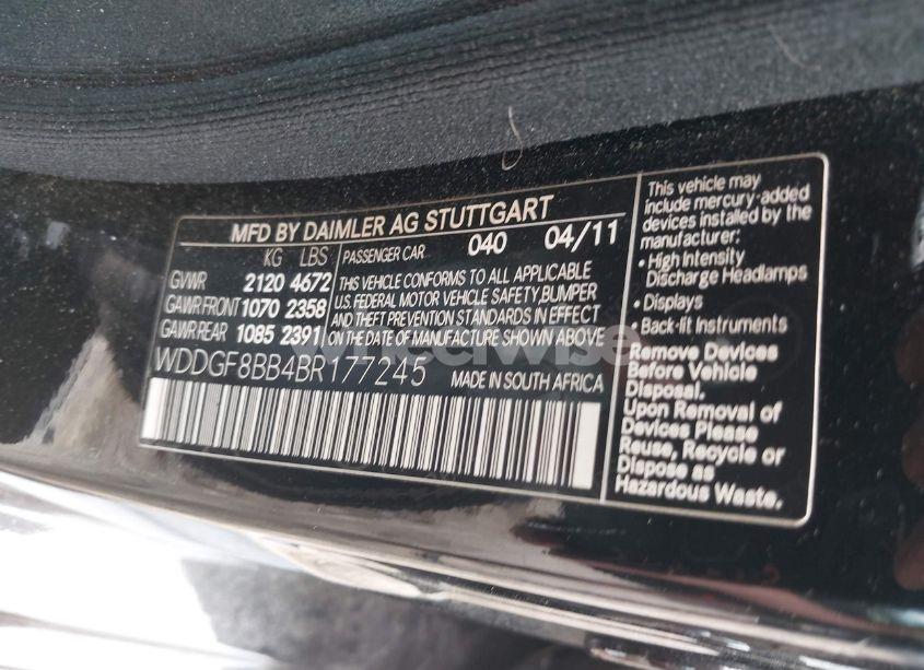 Photo 9 of 2011 Mercedes-benz C 300 LUXURY 4MATIC/SPORT 4MATIC (VIN WDDGF8BB4BR177245)