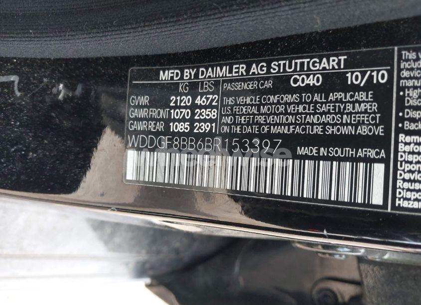 Photo 9 of 2011 Mercedes-benz C 300 LUXURY 4MATIC/SPORT 4MATIC (VIN WDDGF8BB6BR153397)