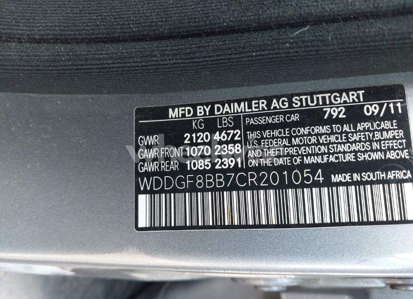 Photo 9 of 2012 Mercedes-benz C 300 LUXURY 4MATIC/SPORT 4MATIC (VIN WDDGF8BB7CR201054)