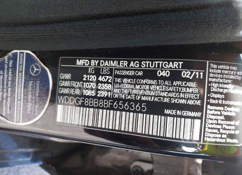 Photo 9 of 2011 Mercedes-benz C 300 LUXURY 4MATIC/SPORT 4MATIC (VIN WDDGF8BB8BF656365)