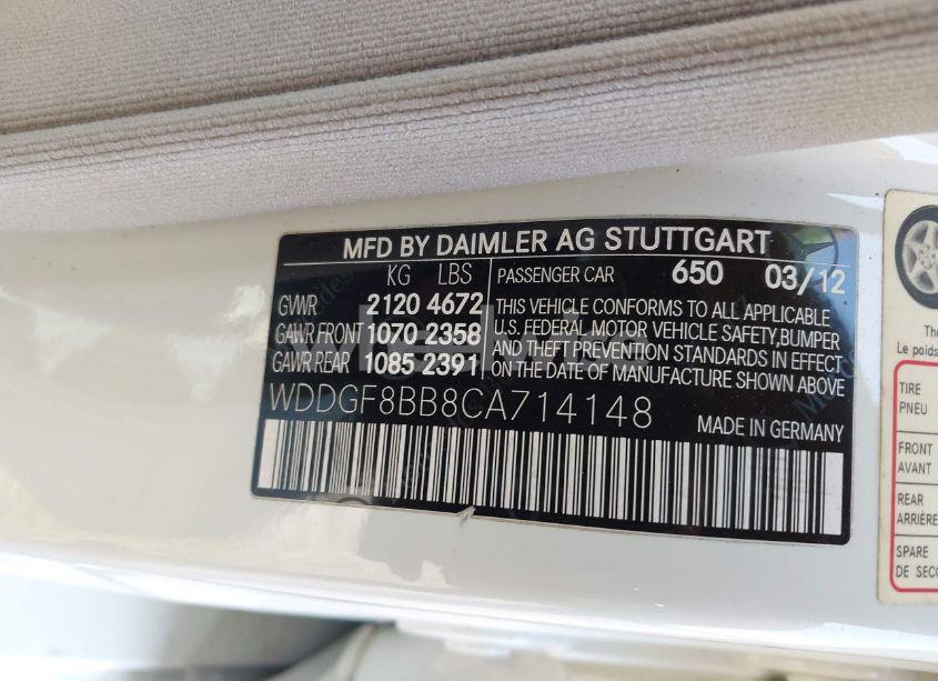 Photo 9 of 2012 Mercedes-benz C 300 LUXURY 4MATIC/SPORT 4MATIC (VIN WDDGF8BB8CA714148)