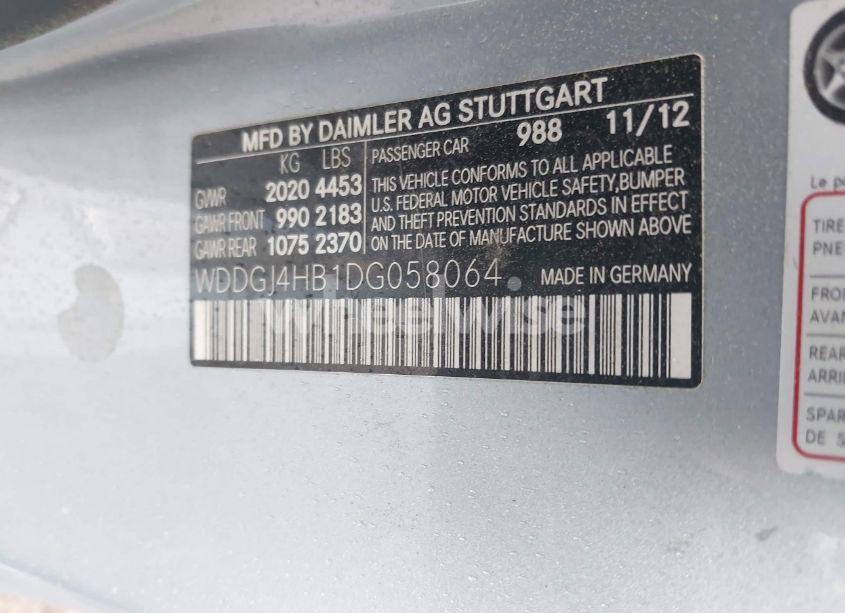 Photo 9 of 2013 Mercedes-benz C 250 (VIN WDDGJ4HB1DG058064)