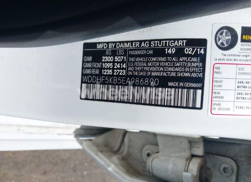 Photo 9 of 2014 Mercedes-benz E 350 E 350 LUXURY (VIN WDDHF5KB5EA986890)