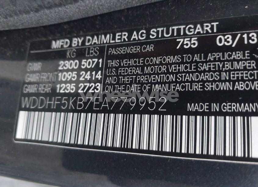 Photo 9 of 2014 Mercedes-benz E 350 (VIN WDDHF5KB7EA779952)