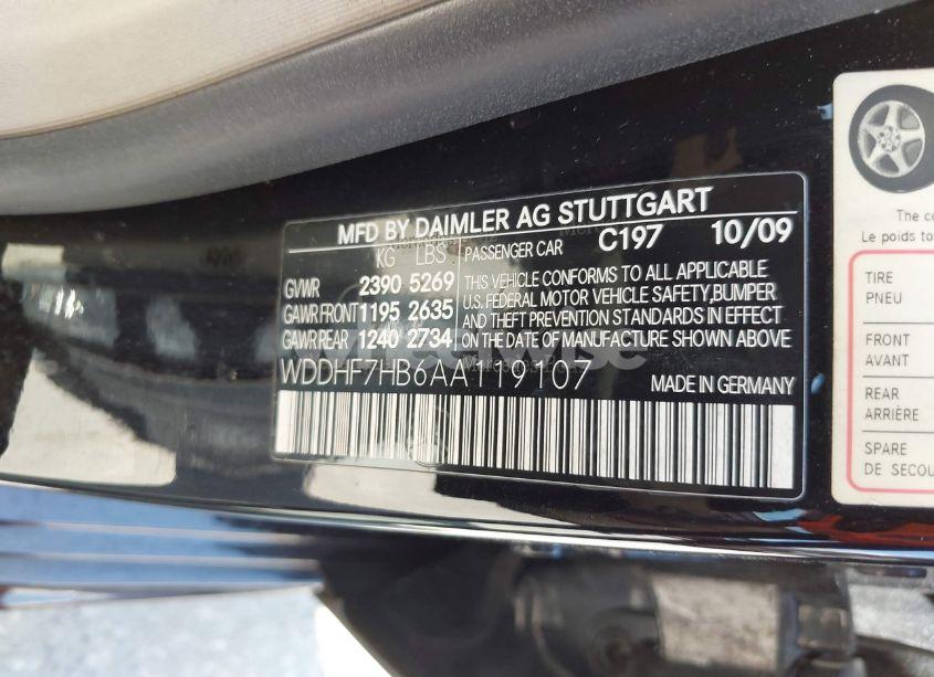 Photo 9 of 2010 Mercedes-benz E 63 AMG (VIN WDDHF7HB6AA119107)