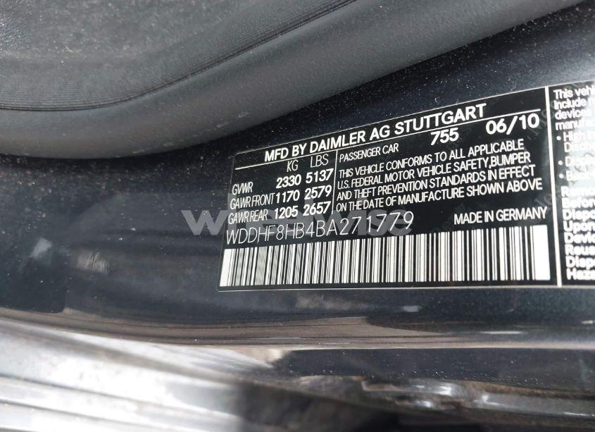 Photo 9 of 2011 Mercedes-benz E 350 4MATIC (VIN WDDHF8HB4BA271779)