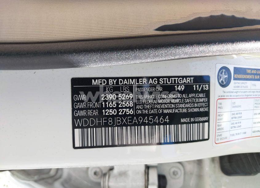 Photo 9 of 2014 Mercedes-benz E 350 4MATIC (VIN WDDHF8JBXEA945464)