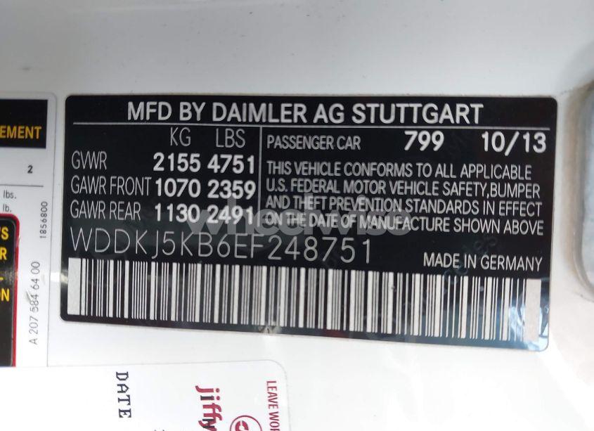 Photo 9 of 2014 Mercedes-benz E 350 (VIN WDDKJ5KB6EF248751)