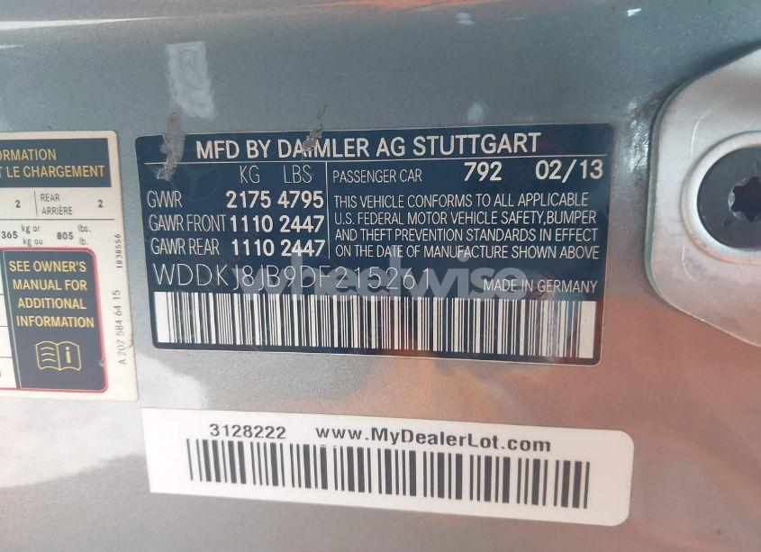 Photo 9 of 2013 Mercedes-benz E 350 4MATIC (VIN WDDKJ8JB9DF215261)