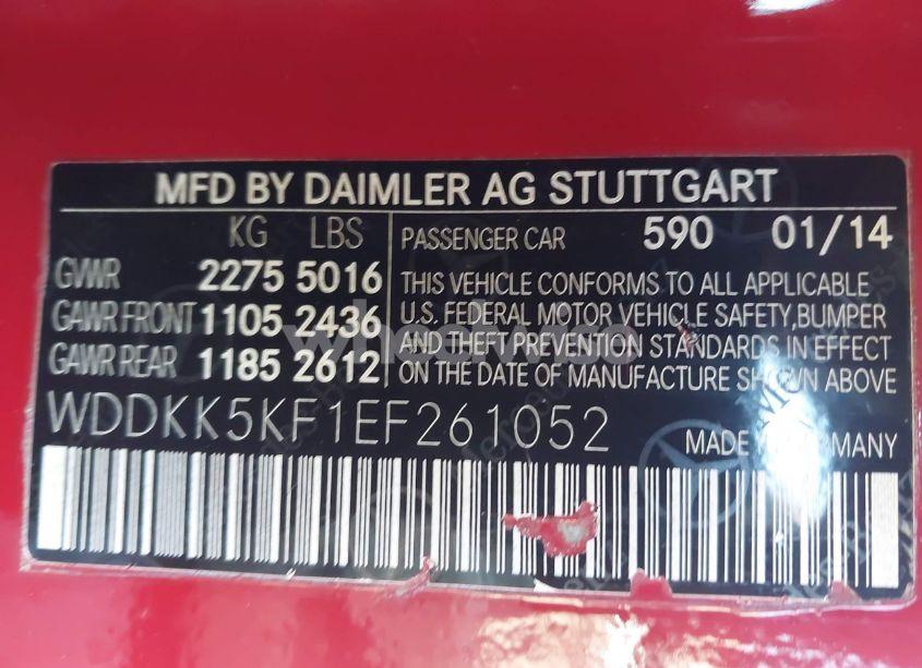 Photo 9 of 2014 Mercedes-benz E 350 (VIN WDDKK5KF1EF261052)