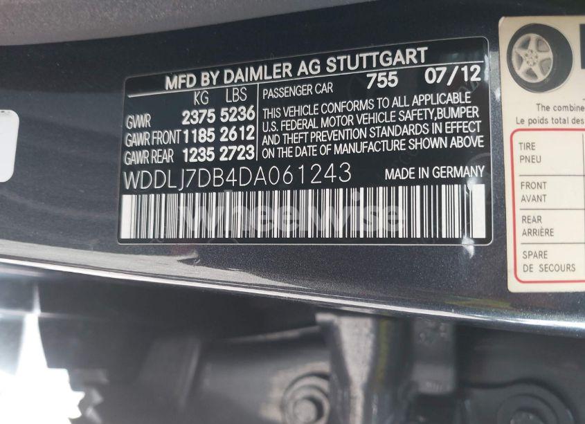 Photo 9 of 2013 Mercedes-benz Cls 550 (VIN WDDLJ7DB4DA061243)