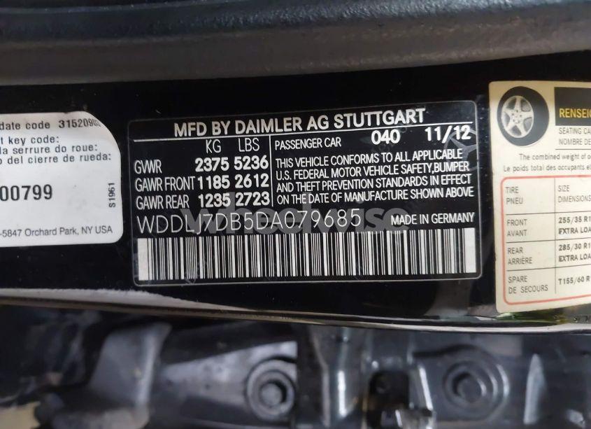 Photo 9 of 2013 Mercedes-benz Cls 550 (VIN WDDLJ7DB5DA079685)