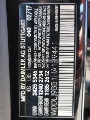 Photo 7 of 2017 MERCEDES-BENZ CLS 550 4MATIC (VIN WDDLJ9BB1HA199441)