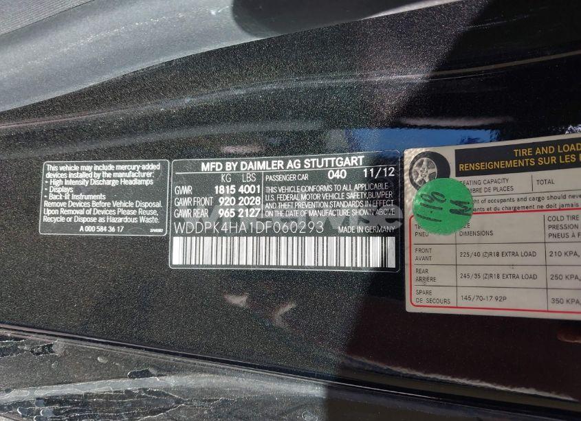 Photo 9 of 2013 Mercedes-benz Slk 250 (VIN WDDPK4HA1DF060293)