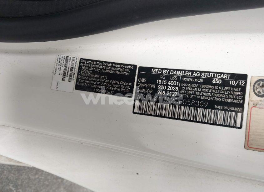 Photo 9 of 2013 Mercedes-benz Slk 250 (VIN WDDPK4HA2DF058309)