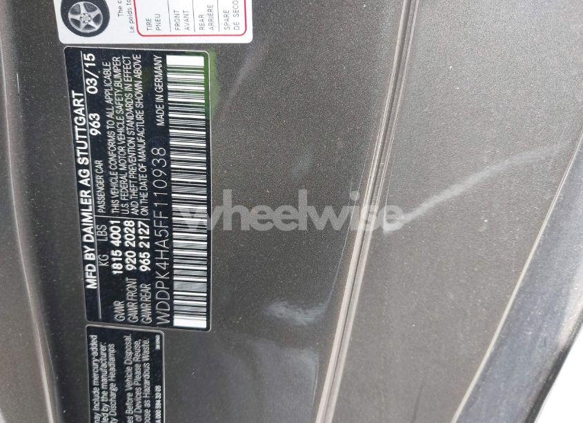 Photo 9 of 2015 Mercedes-benz Slk 250 (VIN WDDPK4HA5FF110938)