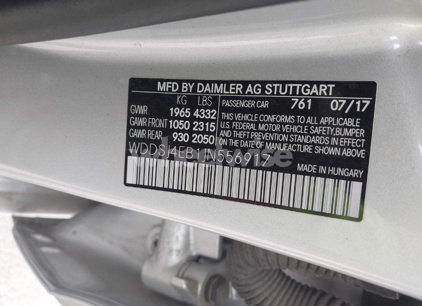 Photo 9 of 2018 Mercedes-benz Cla 250 (VIN WDDSJ4EB1JN556917)