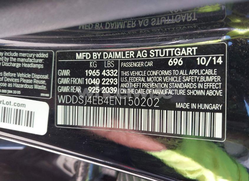 Photo 9 of 2014 Mercedes-benz Cla 250 (VIN WDDSJ4EB4EN150202)