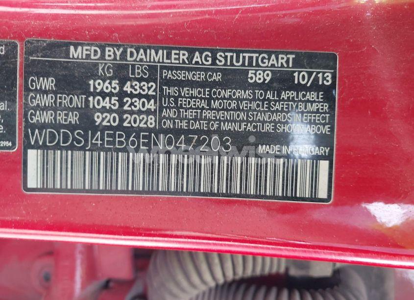 Photo 9 of 2014 Mercedes-benz Cla 250 (VIN WDDSJ4EB6EN047203)