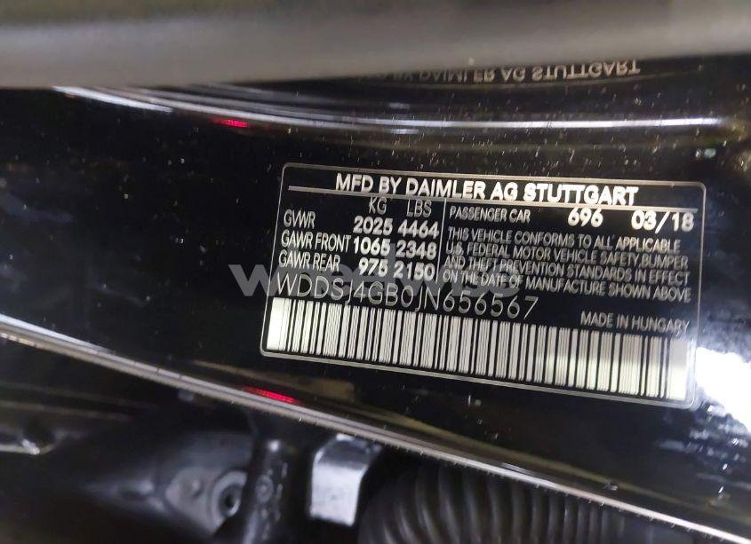 Photo 9 of 2018 Mercedes-benz Cla 250 4MATIC (VIN WDDSJ4GB0JN656567)