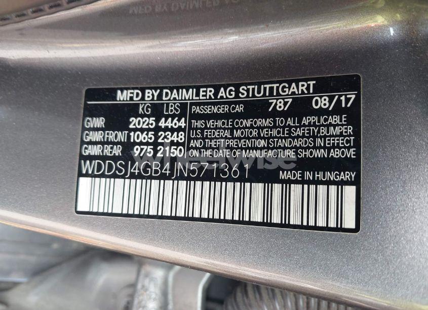 Photo 9 of 2018 Mercedes-benz Cla 250 4MATIC (VIN WDDSJ4GB4JN571361)