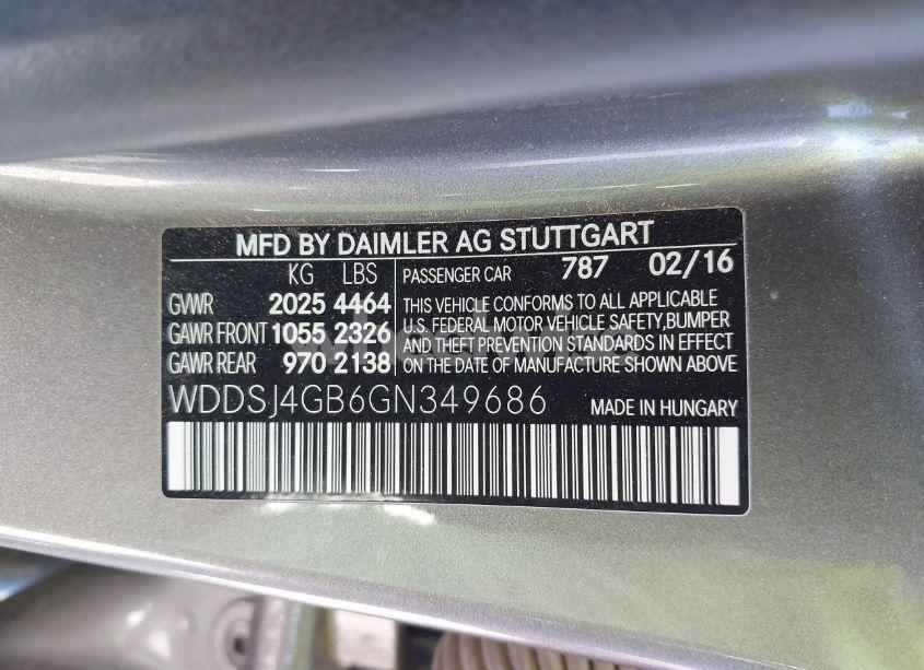 Photo 9 of 2016 Mercedes-benz Cla 250 4MATIC (VIN WDDSJ4GB6GN349686)