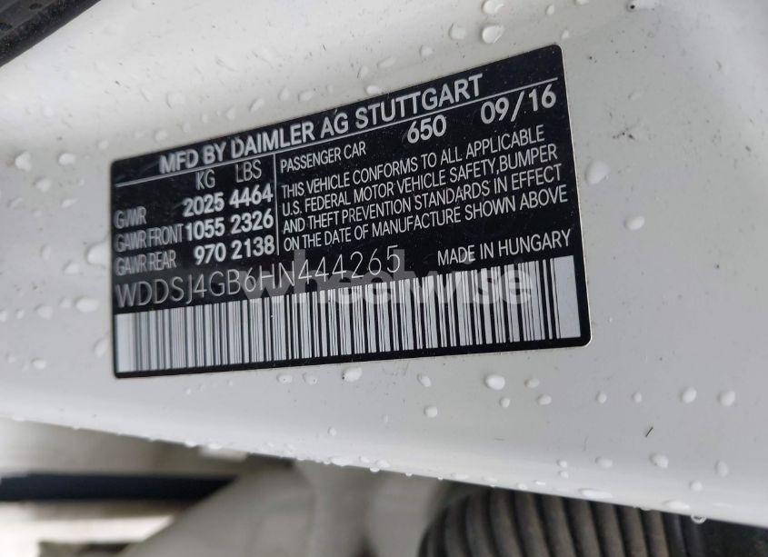 Photo 9 of 2017 Mercedes-benz Cla 250 4MATIC (VIN WDDSJ4GB6HN444265)