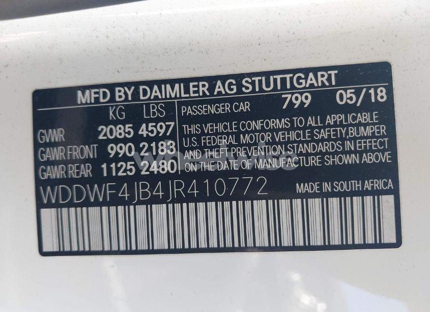 Photo 9 of 2018 Mercedes-benz C 300 (VIN WDDWF4JB4JR410772)