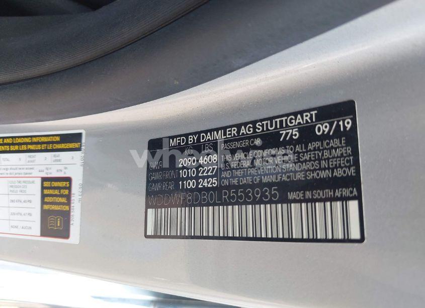 Photo 9 of 2020 Mercedes-benz C 300 (VIN WDDWF8DB0LR553935)