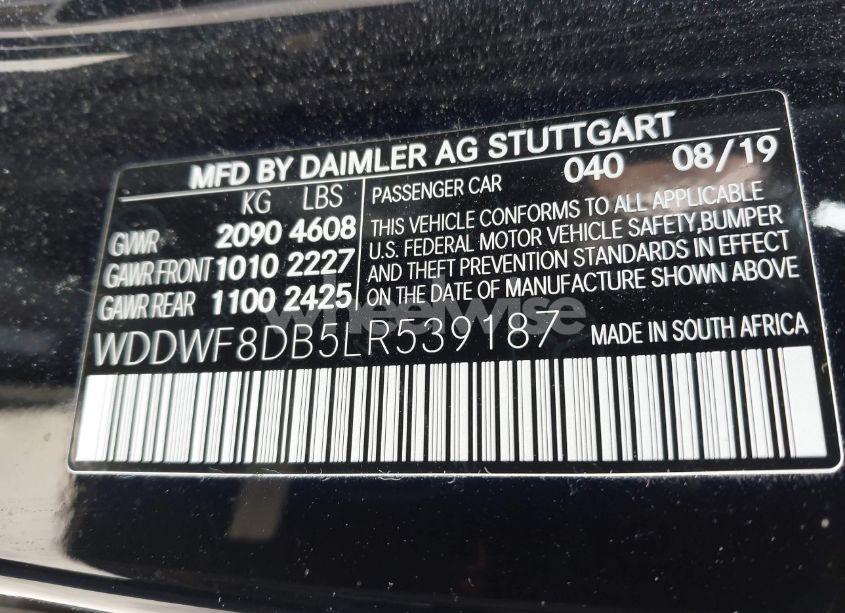 Photo 9 of 2020 Mercedes-benz C 300 (VIN WDDWF8DB5LR539187)