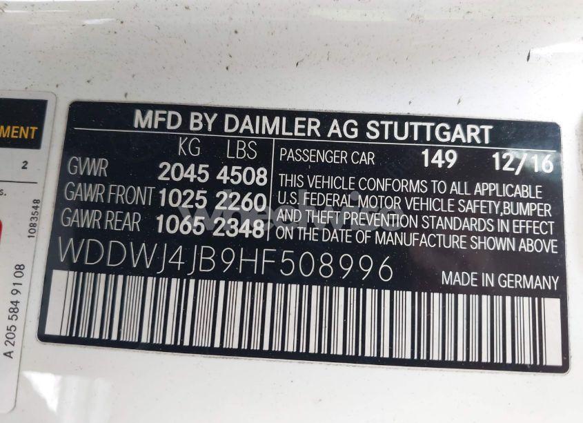 Photo 9 of 2017 Mercedes-benz C 300 (VIN WDDWJ4JB9HF508996)