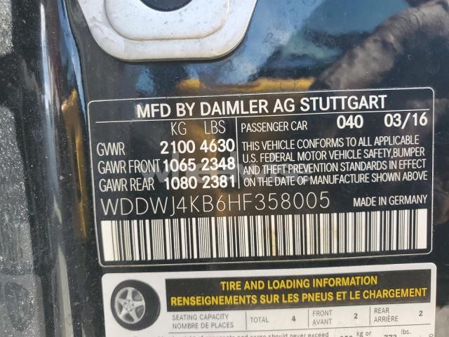 2017 MERCEDES-BENZ C 300 4MATIC (VIN WDDWJ4KB6HF358005) main photo