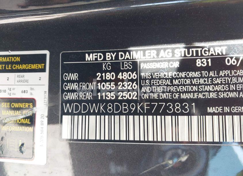 Photo 9 of 2019 Mercedes-benz C 300 (VIN WDDWK8DB9KF773831)