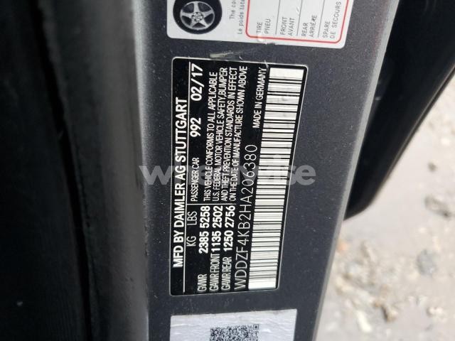 Photo 2 of 2017 MERCEDES-BENZ E 300 4MATIC (VIN WDDZF4KB2HA206380)