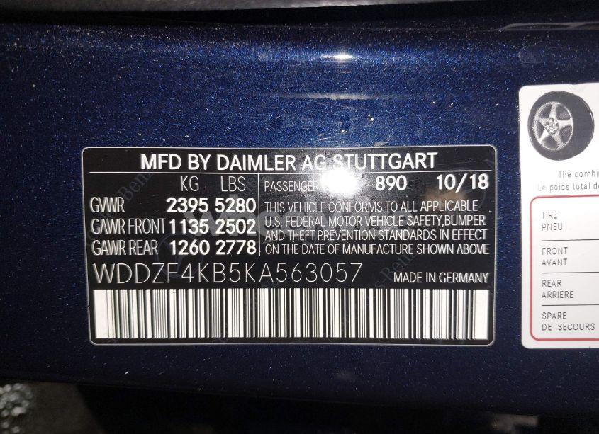 Photo 9 of 2019 Mercedes-benz E 300 4MATIC (VIN WDDZF4KB5KA563057)