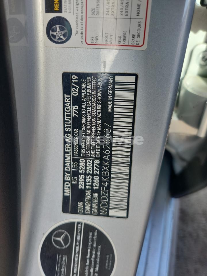 Photo 13 of 2019 MERCEDES-BENZ E 300 4MATIC (VIN WDDZF4KBXKA626637)