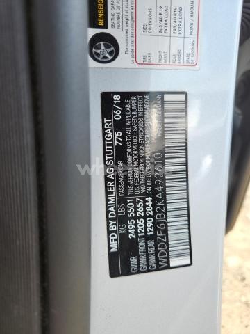 Photo 5 of 2019 MERCEDES-BENZ E 450 4MATIC (VIN WDDZF6JB2KA492610)