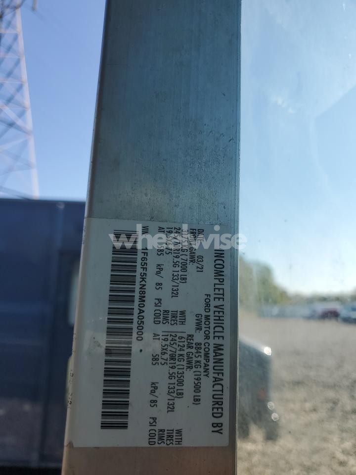 Photo 12 of 2021 FORD F59 N/A (VIN WF0AXXWPMAFL09811)