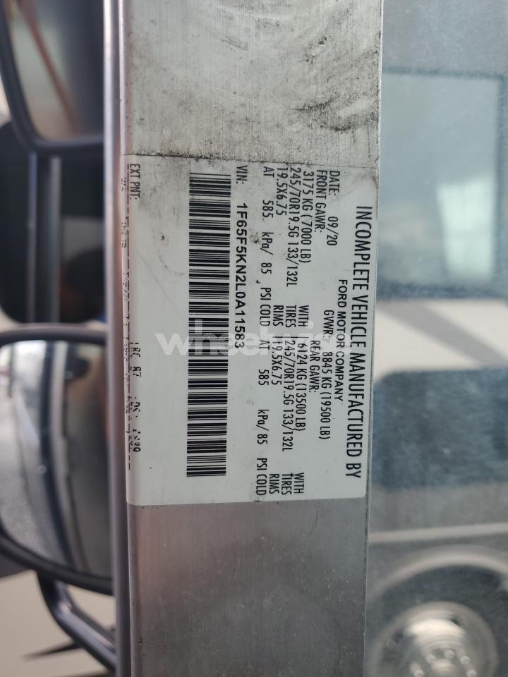 Photo 13 of 2020 FORD F59 (VIN WF0RXXGCDRCC22201)