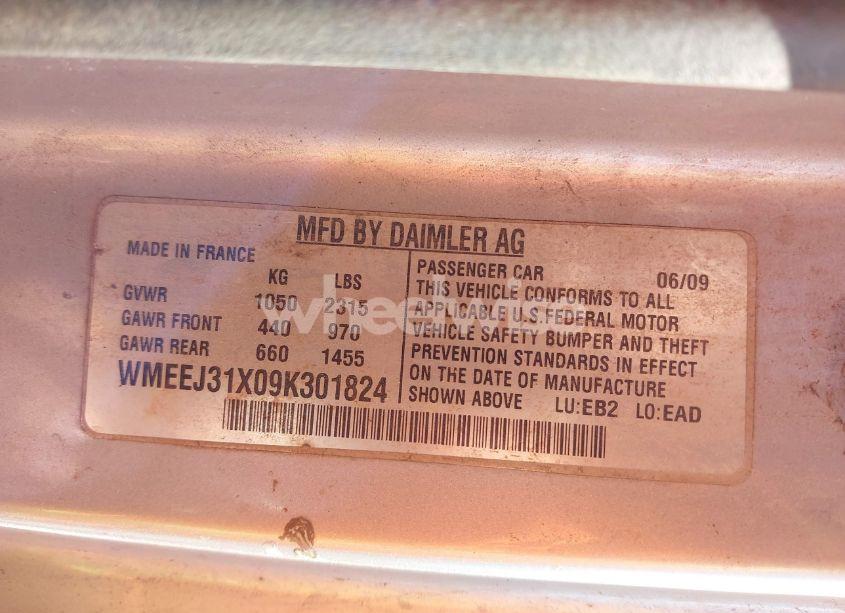 Photo 9 of 2009 Smart Fortwo BRABUS/PASSION/PURE (VIN WMEEJ31X09K301824)