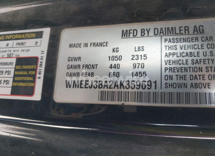 Photo 9 of 2010 Smart Fortwo PASSION/PURE (VIN WMEEJ3BA2AK359691)