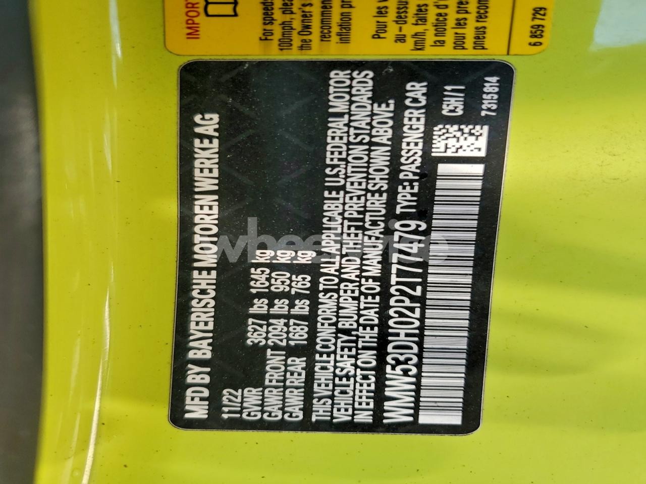 Photo 12 of 2023 MINI COOPER S (VIN WMW53DH02P2T77479)