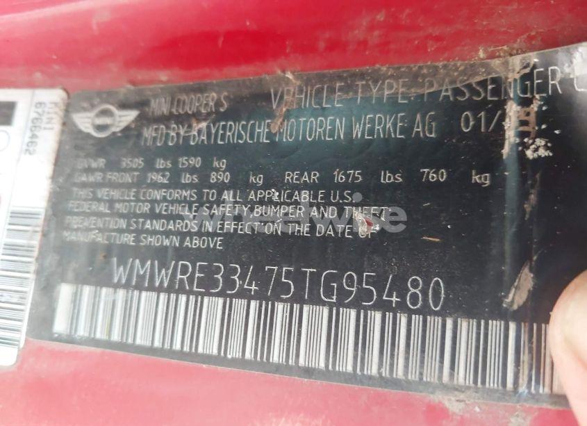 Photo 9 of 2005 Mini Cooper S (VIN WMWRE33475TG95480)