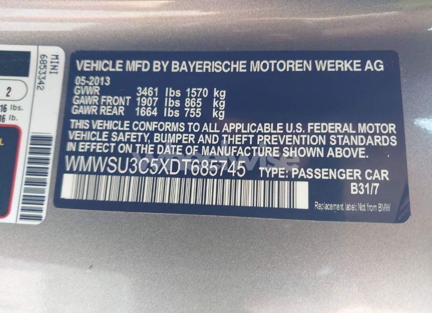 Photo 9 of 2013 Mini Hardtop COOPER (VIN WMWSU3C5XDT685745)
