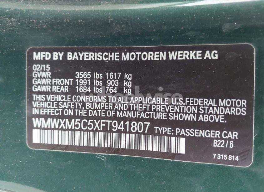 Photo 9 of 2015 Mini Hardtop COOPER (VIN WMWXM5C5XFT941807)