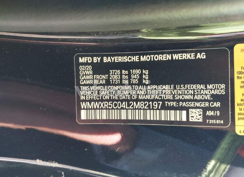 Photo 9 of 2020 Mini Hardtop COOPER S (VIN WMWXR5C04L2M82197)