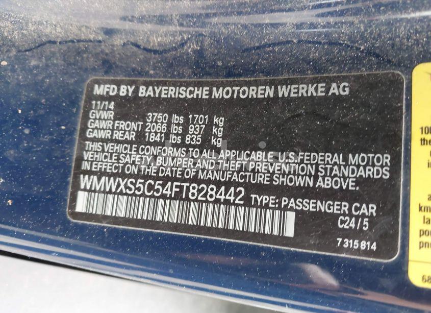 Photo 9 of 2015 Mini Hardtop COOPER (VIN WMWXS5C54FT828442)